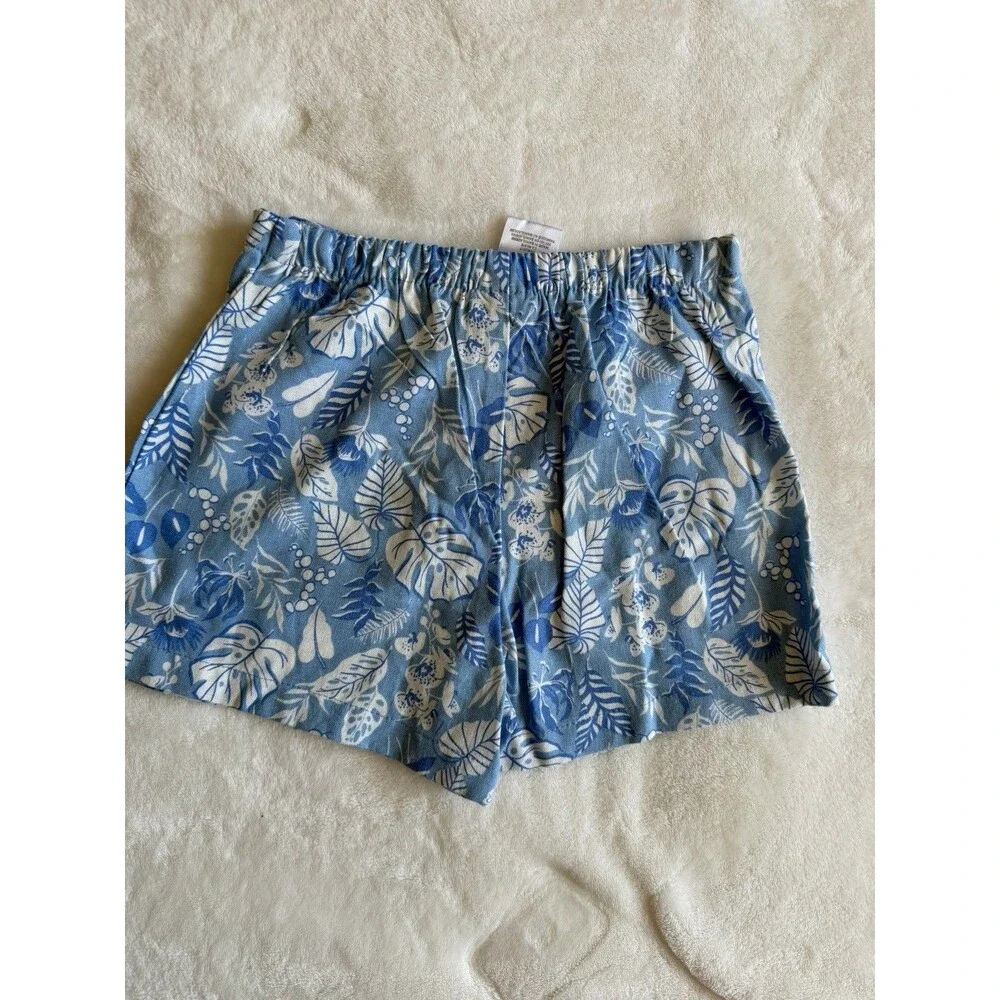 Vince Camuto Girls 2-Piece Tropical Top & Skort Set Blue/White Size 6